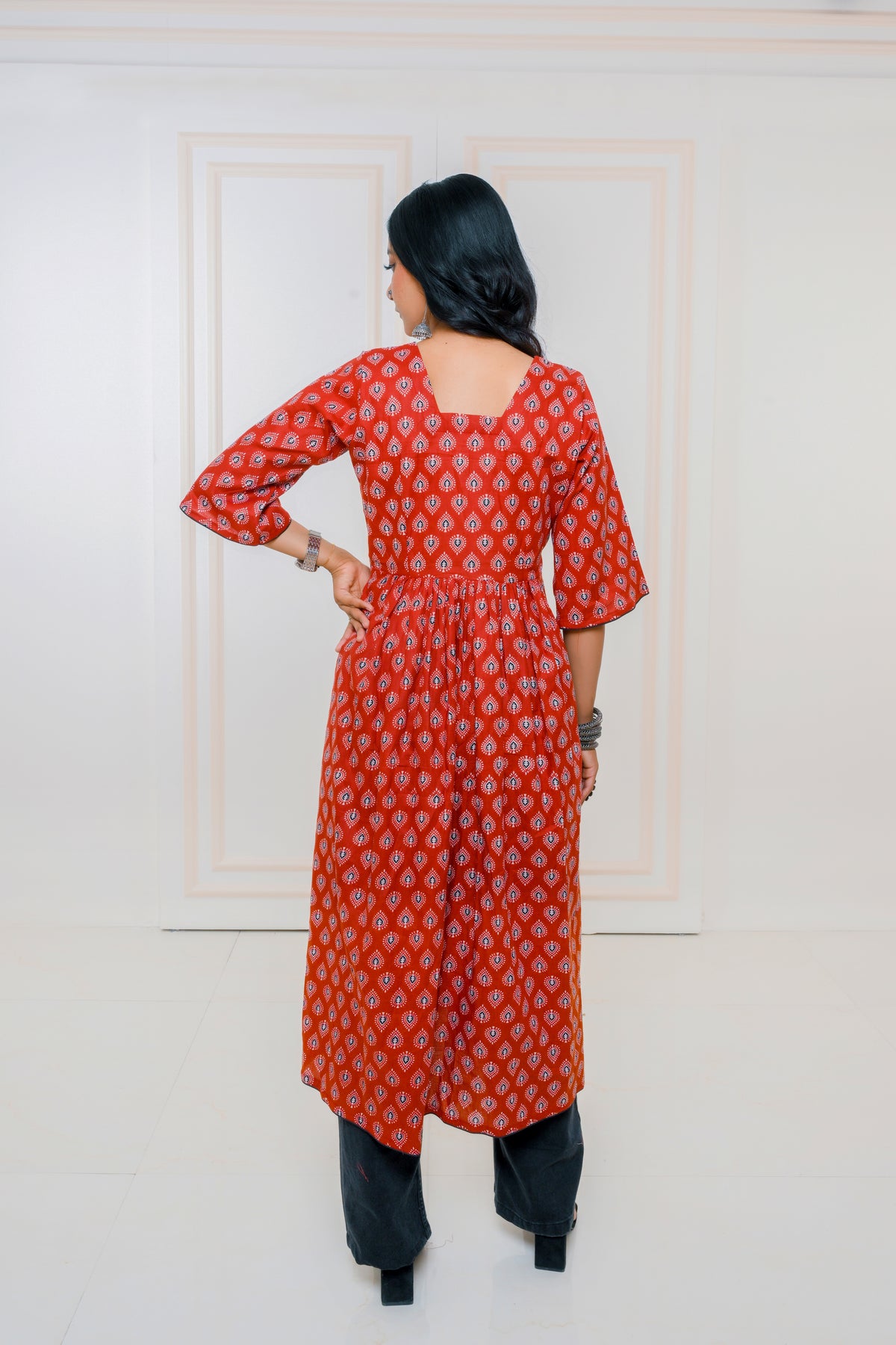 Scarlet Slit Kurti