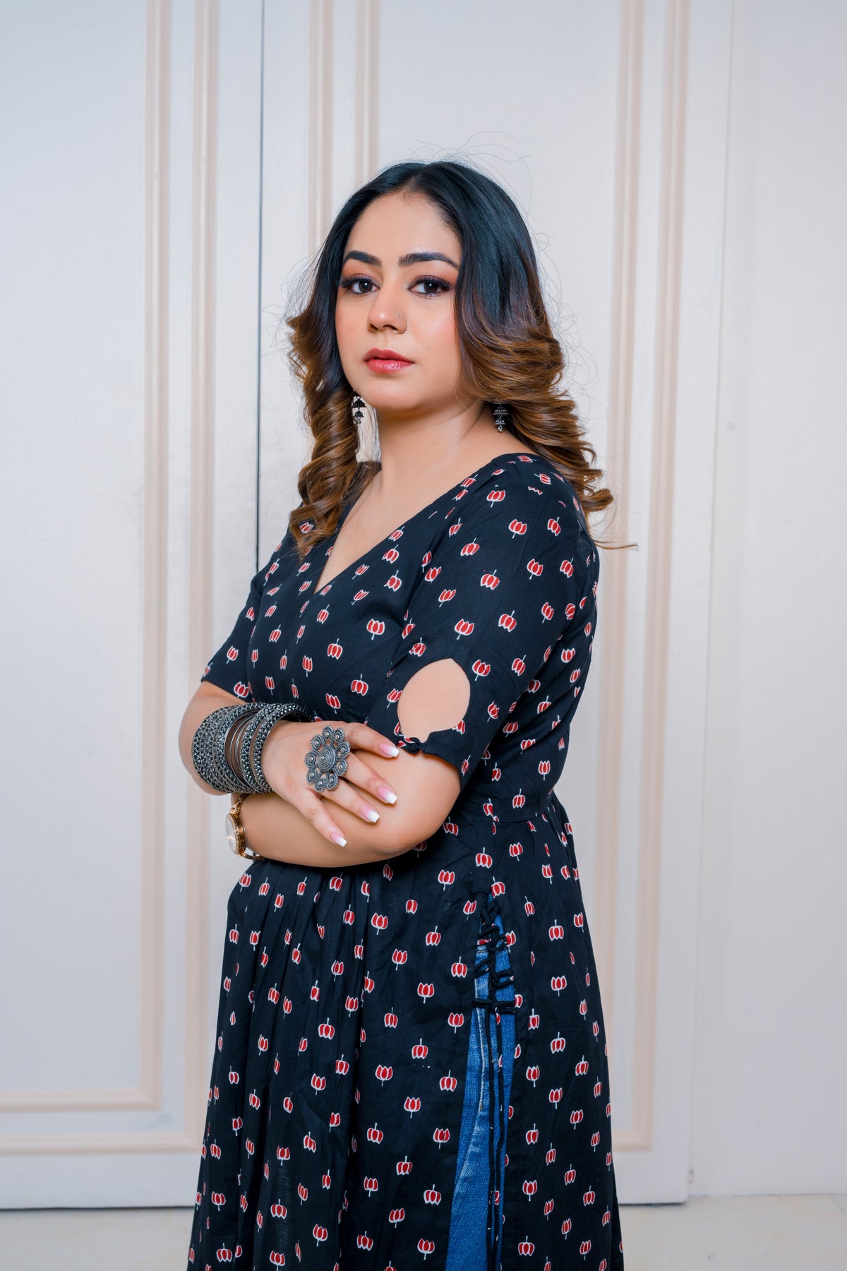 Black Alaya Kurti