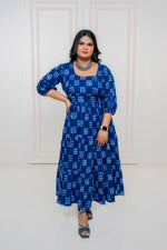 Blue Bow Heavy Dress