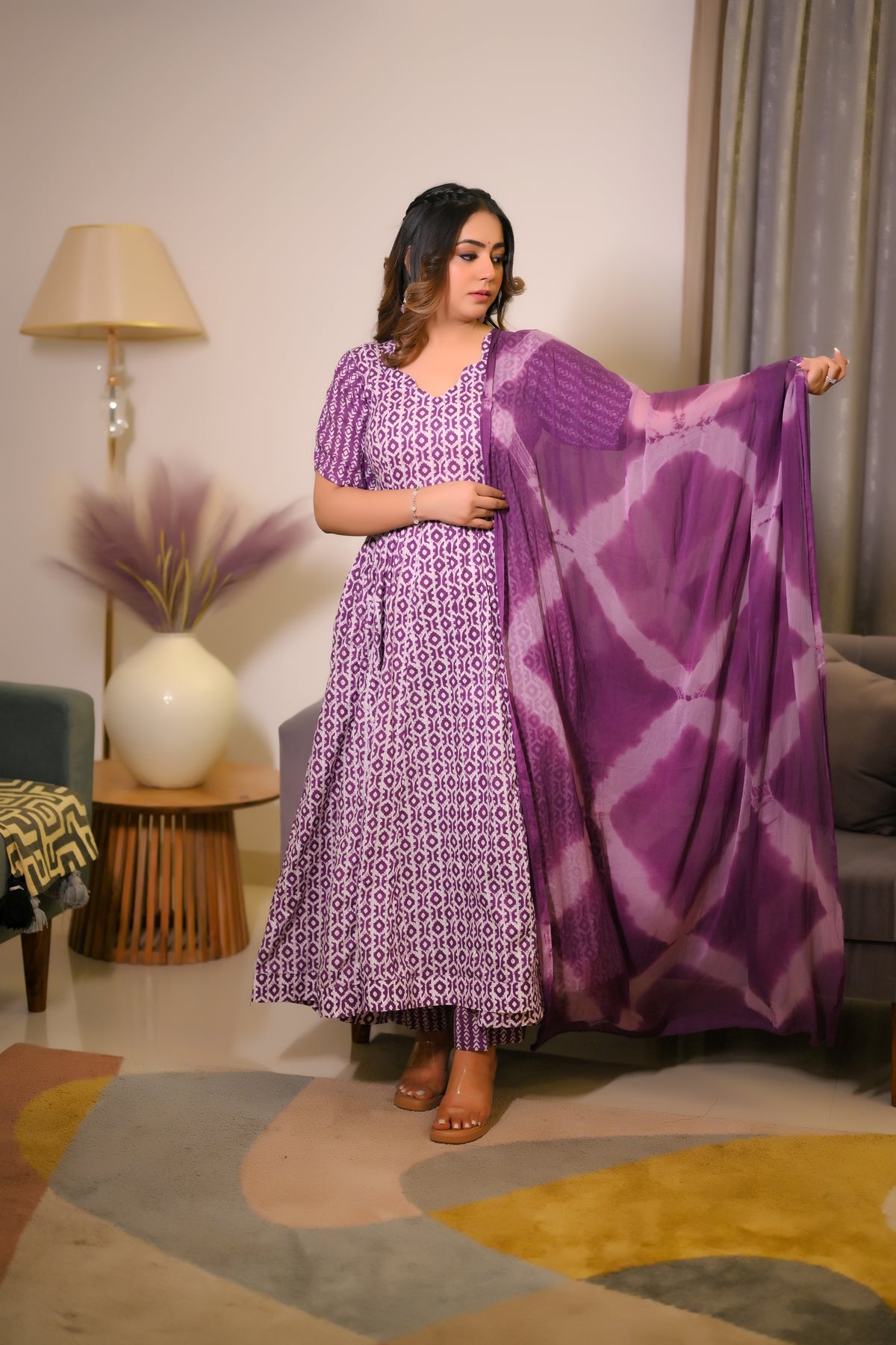 Lilac Dori Fit Suit Set