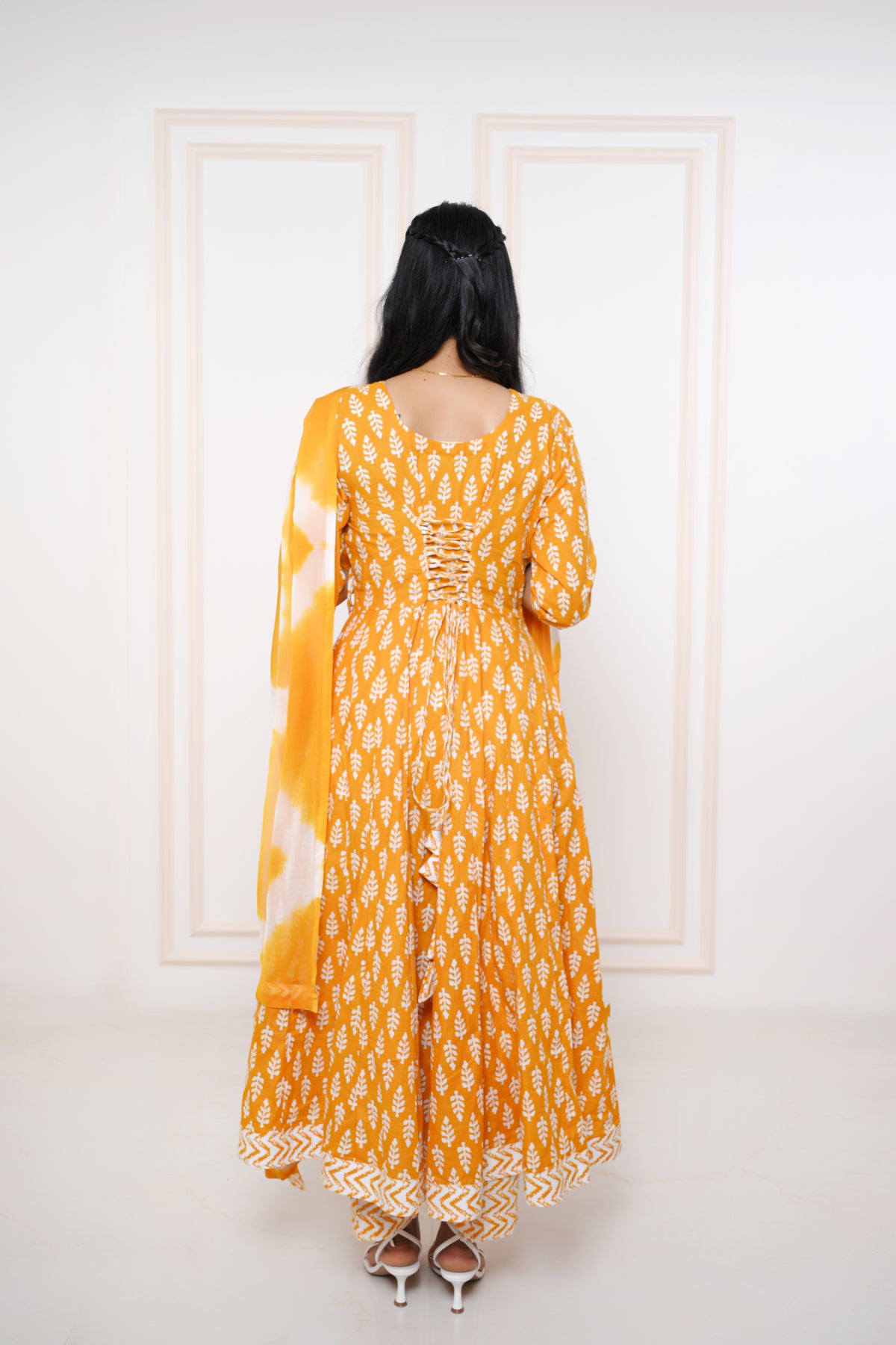 Noor Side Slit Angarkha Suit Set