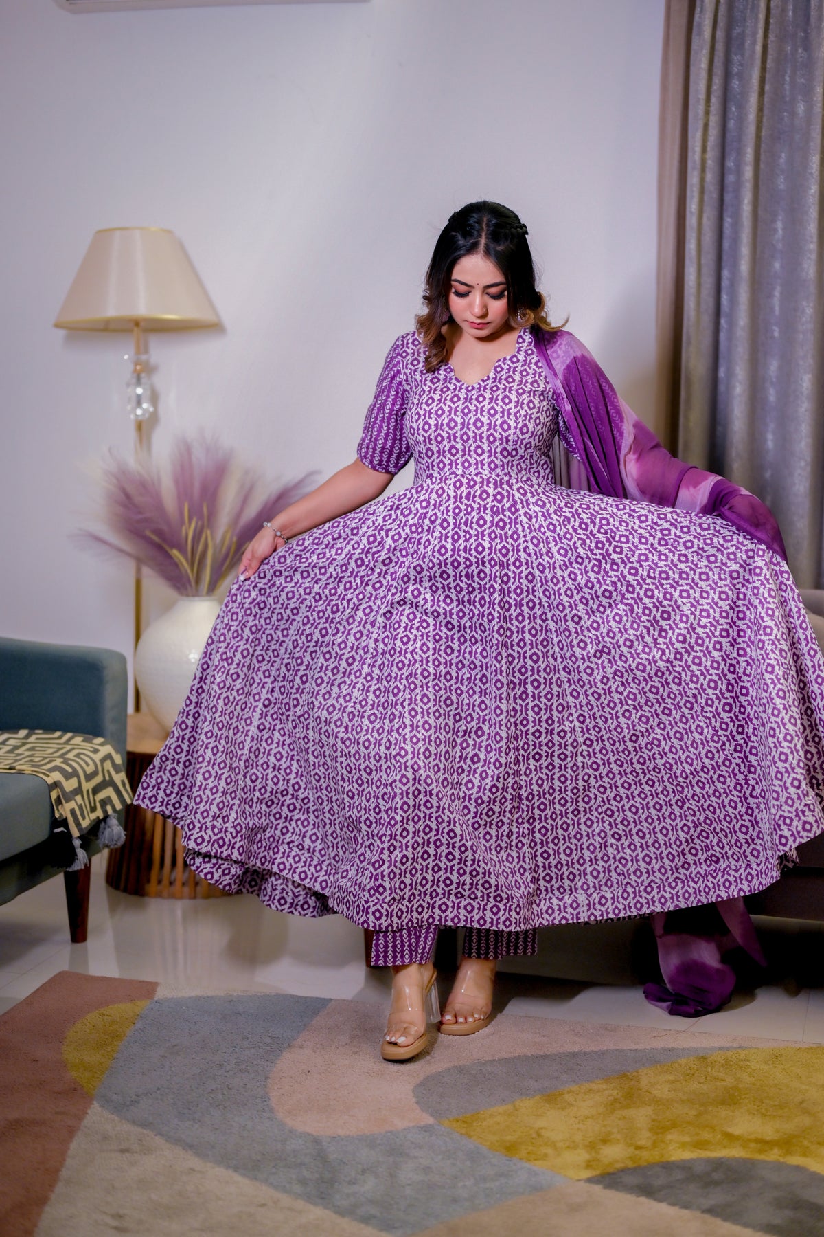Lilac Dori Fit Suit Set