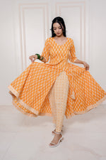 Noor Side Slit Angarkha Suit Set